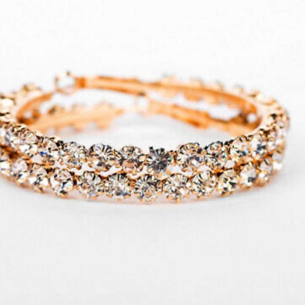 NEW 18k gold plated Luxury Hoop Earrings - Picture 6 of 6